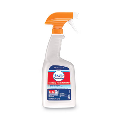 Febreze Professional Sanitizing Fabric Refresher, Light Scent, 32 oz Spray Bottle, 